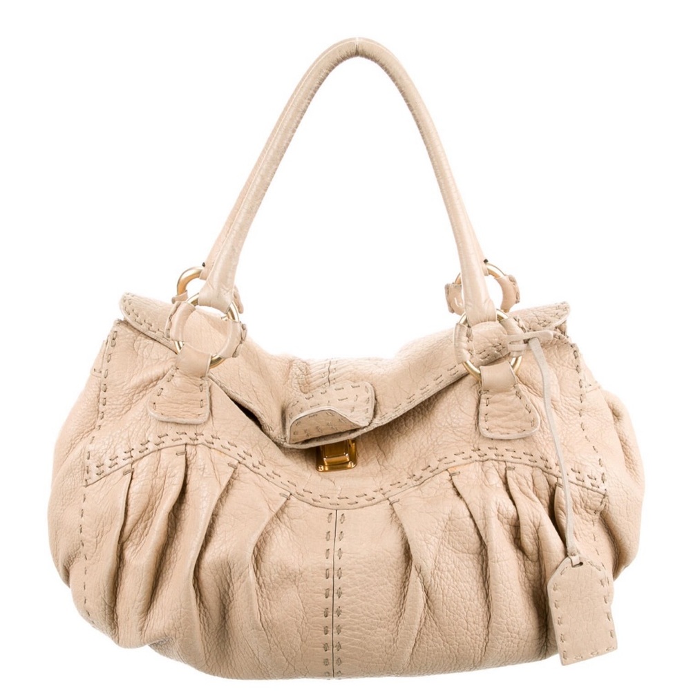 Valentino pebbled leather handbag ￼